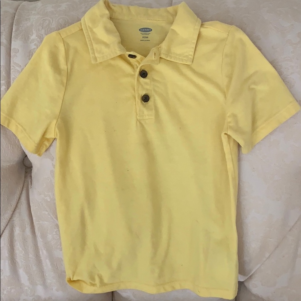 Boys yellow polo